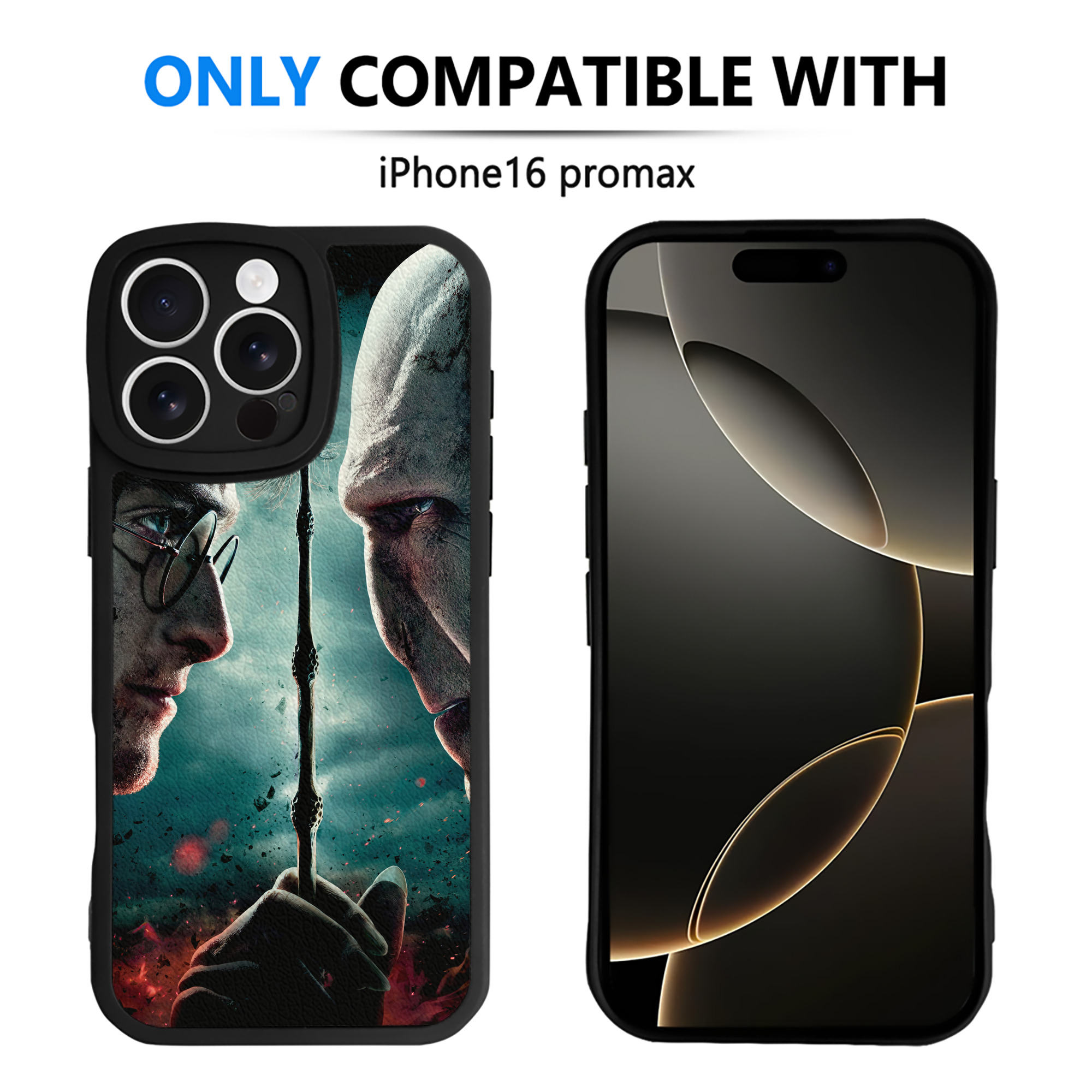 （画像用） Harry Potter ハリー・ポッターシリーズ 【iPhone 16シリーズ対応】シリコンスマホケース（レザー調） 材質：シリコン